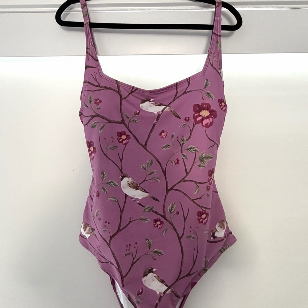 Honeysuckle Swim Adult Tie Back Swimsuit - Tweetheart BNWT